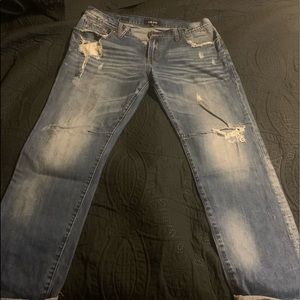 Distressed AKOO SIXE 40 men’s jeans